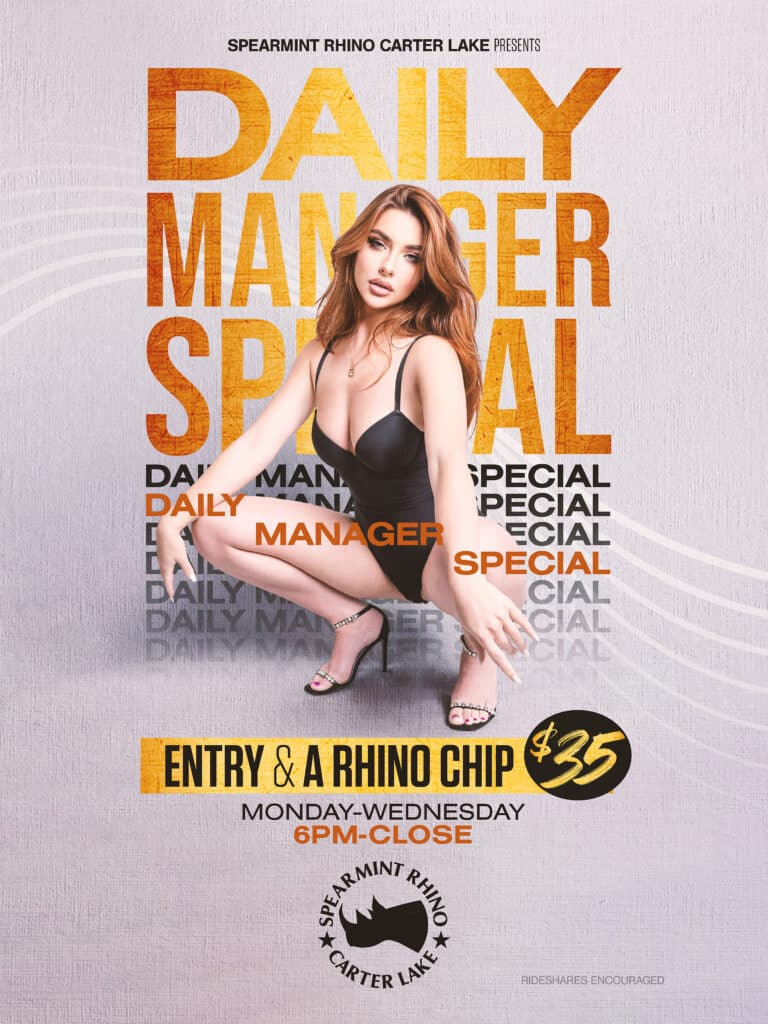 SR Carter Lake Daily Manager Special
